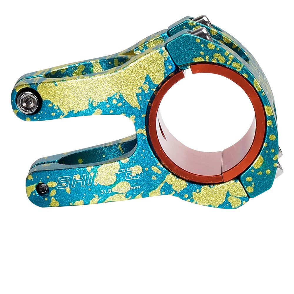 Mountain Bike Stem Colorful Downhill Riser - Blue Force Sports