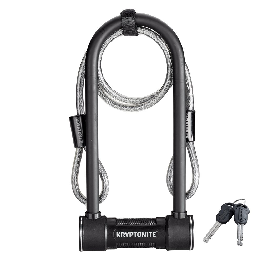 Kryptonite Level 5 14 Mm U-Lock Bicycle Lock with Looped Bike Security Cable