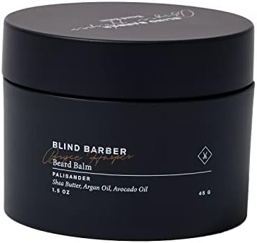 Blind Barber Bryce Harper Beard Balm - Moisturizing Facial Hair Wax with Beeswax, Jojoba & Avocado Seed Oils for Men (1.5oz / 45g)