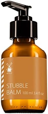 MÜHLE Stubble Balm, 100ml | Fresh Bergamot & Cedarwood Fragrance | Nourishing Skin Gel | Natural Beard Care Balm | Perfect for Shorter Beard Hair | Luxury Beard Balm for Men