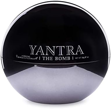 Yantra Beauty The Bomb Hydrating Beard & Cuticle Balm - Moisturizing, Conditioning Beard and Skin Pomade for Styling, Sculpting and Texture - Smooth, Grease Free - Shea Butter Infused - 1 oz