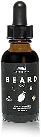 O'Douds Beard Oil for Men - Natural, Vegan Beard Conditioner & Mustache Oil with Jojoba Oil - Softens & Moisturizes Beards & Mustaches with Forest Scent (1oz.)