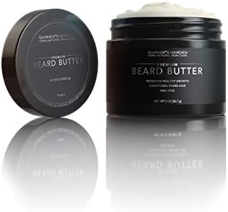Garner's Garden Beard Butter 2 oz, Vegan, Promotes Healthy Growth, Reduces Breakage