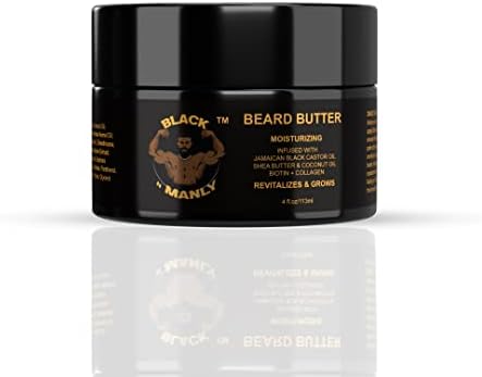 Black N Manly Beard Butter soothes and moisturizes your skin and beard, with biotin and collagen to promote hair growth Fresh Cologne scent beard oil beard wash all natural, By C-Lim