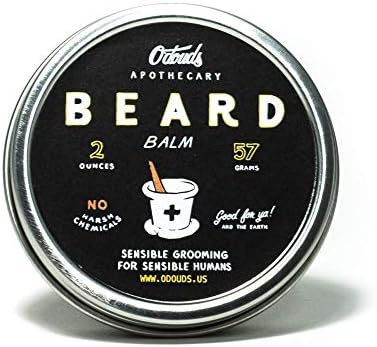 O'Douds Beard Balm for Men - Natural Beard Conditioner & Softener - Moisturizes, Conditions & Tames Facial Hair - Beard Care with Forest Scent (2oz.)