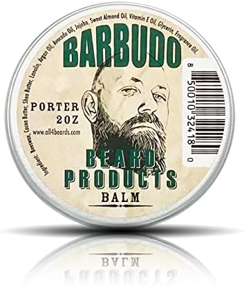 Barbudo Beard Products Beard Balm (Porter: Barbershop Hot Lather Shaving Cream)