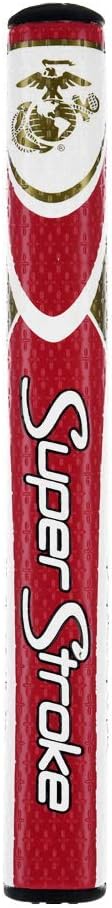 SuperStroke Military Golf Putter Grip (Mid Slim 2.0) | Cross-Traction Surface Texture and Oversized Profile | Even Grip Pressure for a More Consistent Stroke | Non-Slip Grip