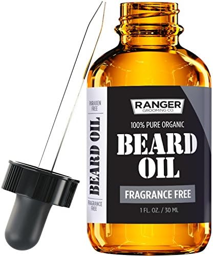 Leven Rose Beard Oil for Men and Beard Softener 100% Pure Natural for Bearded Men, Mustaches, and Moisturized Skin 1 oz by Ranger Grooming Co