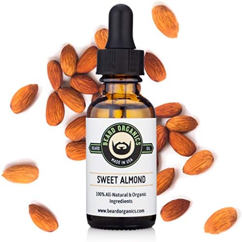 Beard Organics Sweet Almond Beard Oil | Fragrance-Free