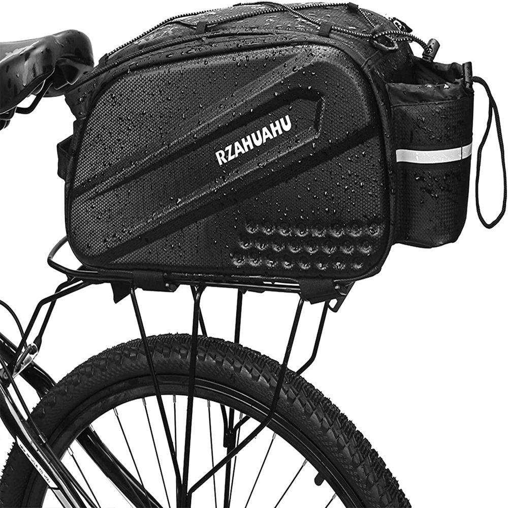 Lixada 10 Ltr Multifunctional Bicycle Rear Seat Bag Waterproof Cycling Bike Rack Trunk Cargo Bag Pannier Bag Handbag Shoulder Bag
