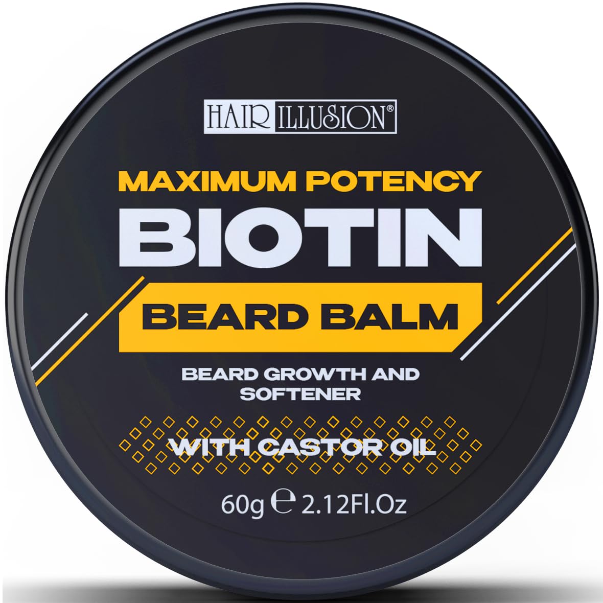 Hair Illusion Maximum Potency Biotin Beard Balm For Beard Growth And Softening