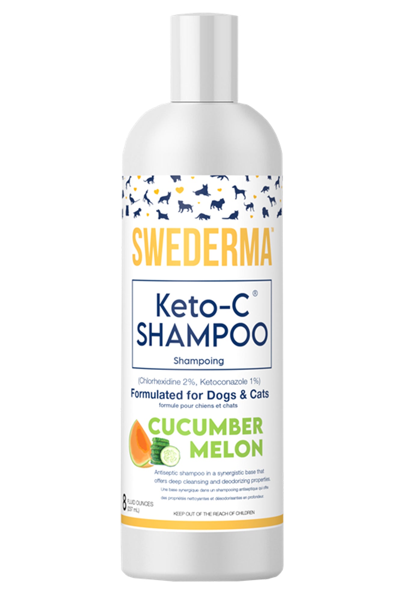 Swederma Dog Shampoo Theraputic 8oz,