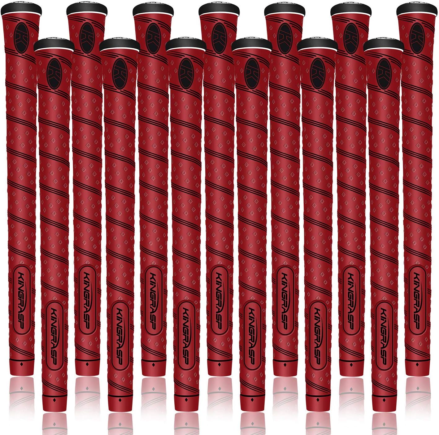 Golf Grips Set of 13 (Free 13 Tapes) Hybrid Golf Club Grips, Standard/Mdisize, 6 Colors Optional.