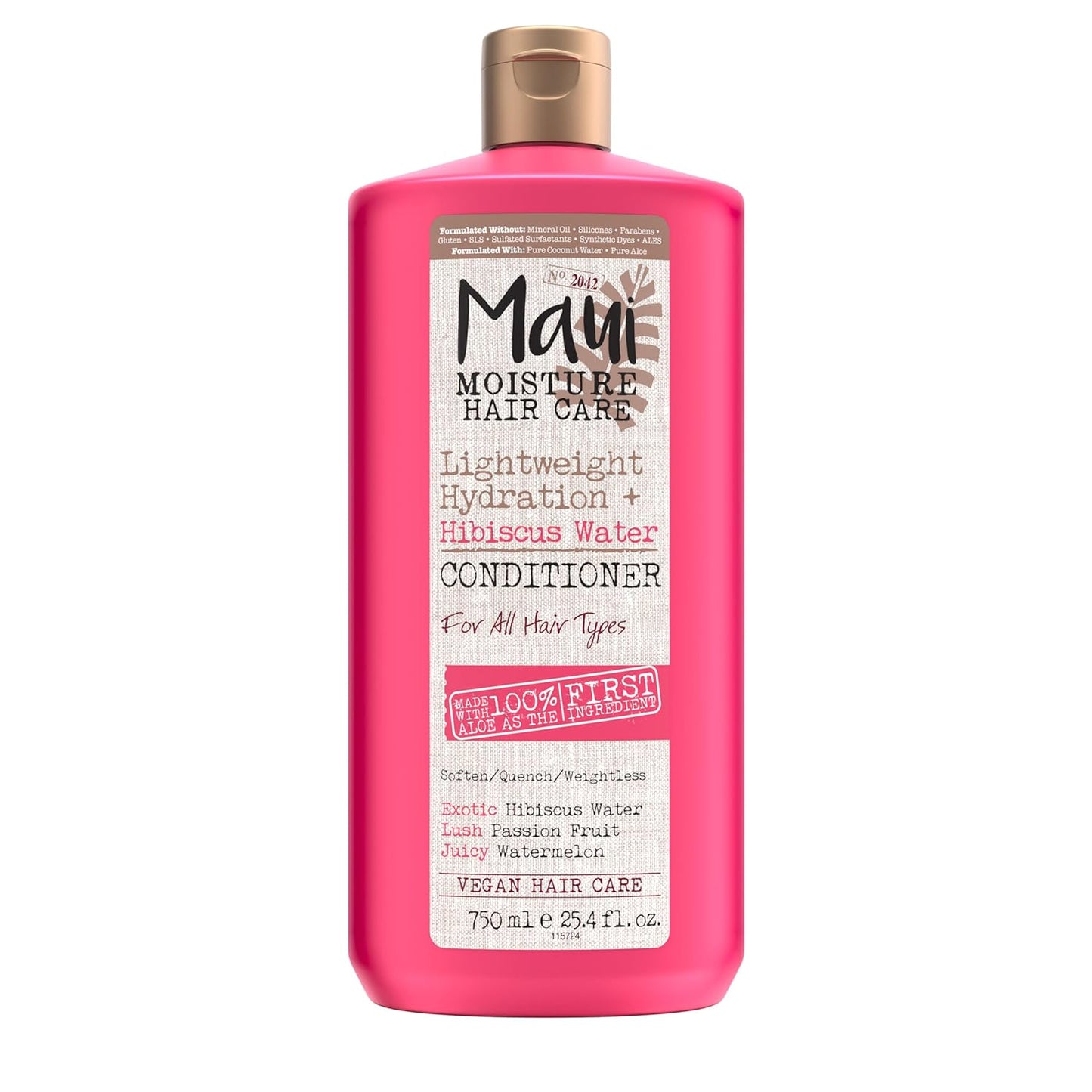 Maui Moisture Lightweight Hydration + Hibiscus Water Conditioner, 25.4 fl oz