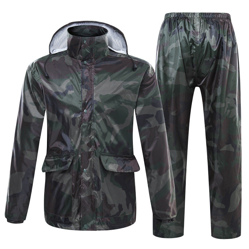 Camouflage raincoat set - Blue Force Sports