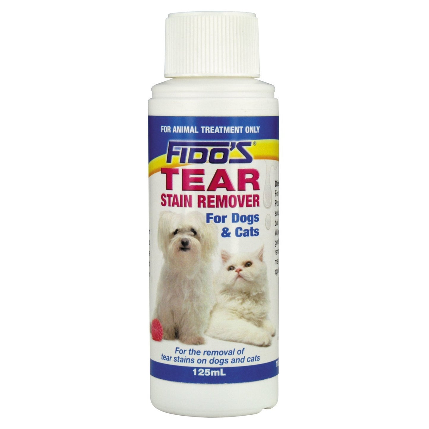 Fidos Tear Stain Remover for Cats And Dogs 125ml