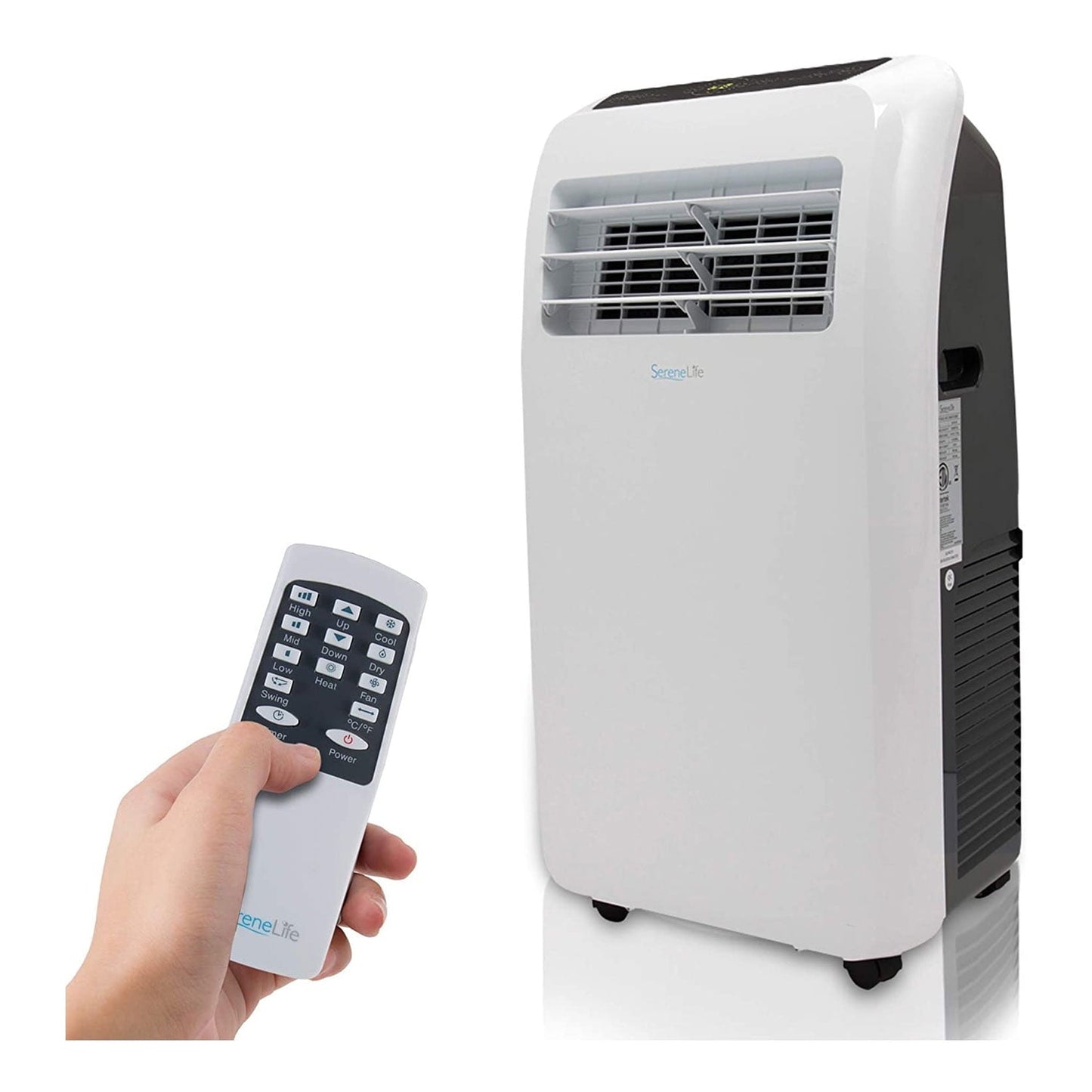 SereneLife SLACHT108 Portable Room Air Conditioner And Heater (10.000 BTU)