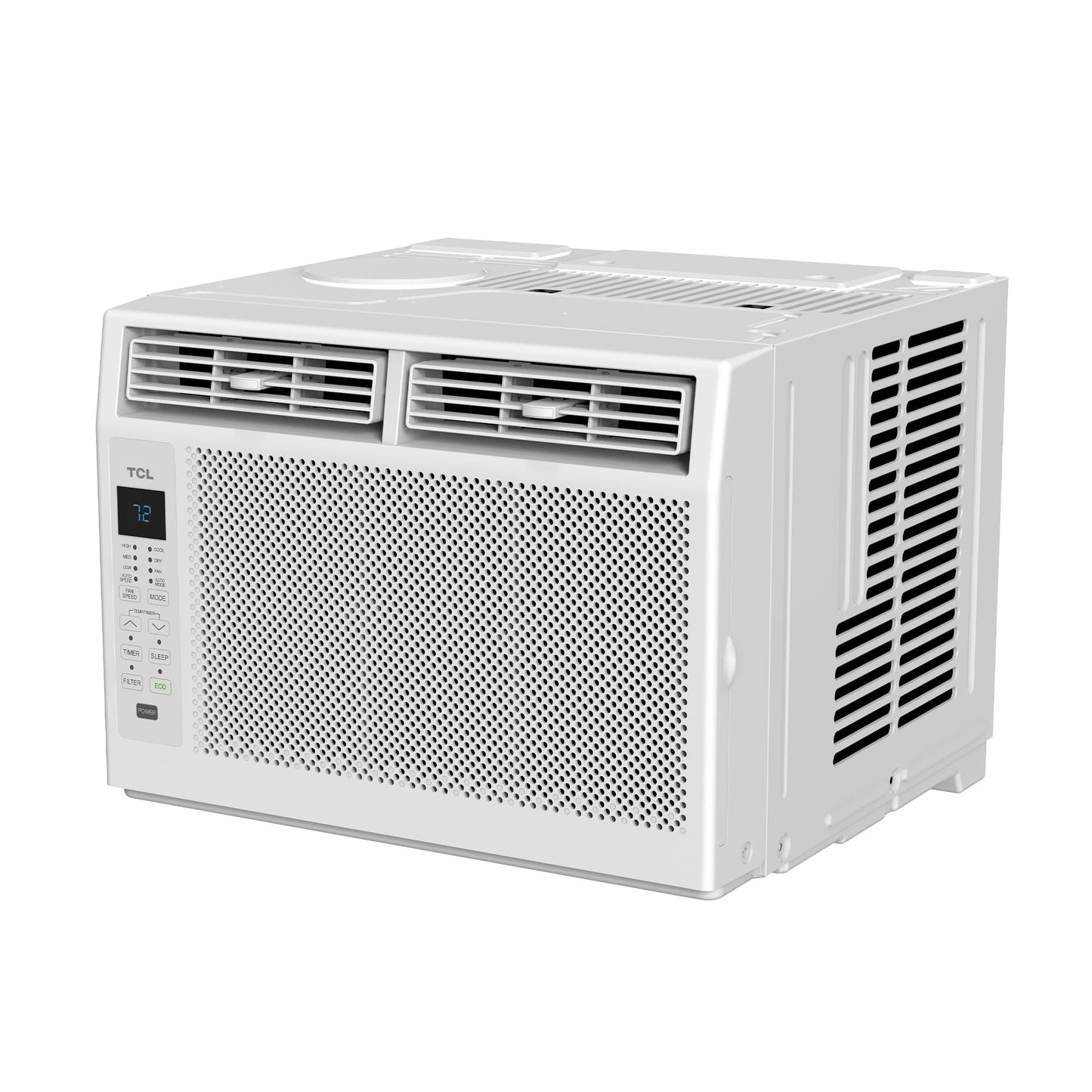 TCL 5.000 BTU Window Air Conditioner. 150 sq. ft.. LED Display. Included Remote. White. W5W3M