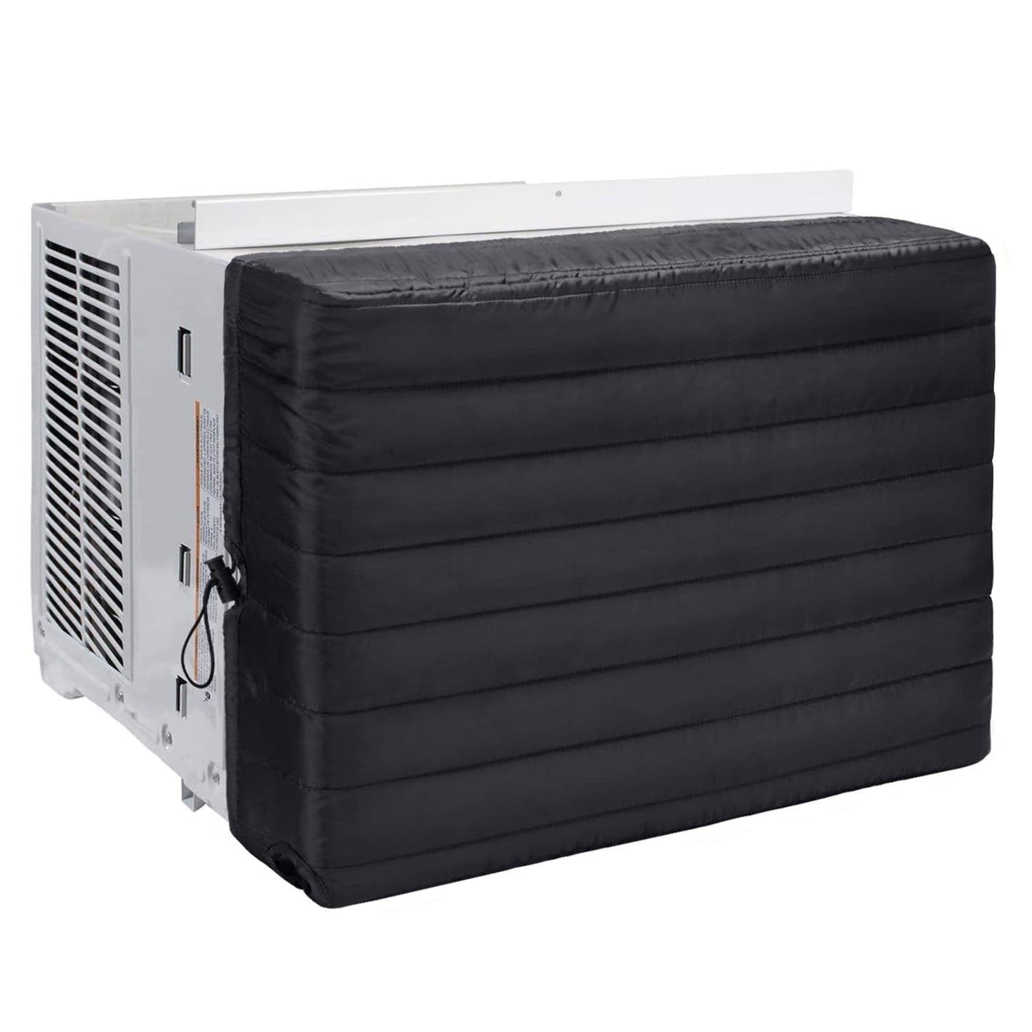 Vnanda Indoor Air Conditioner Cover AC Unit Cover for Window Units. Window AC Unit Cover for Inside. Double Insulation with Elastic Strap