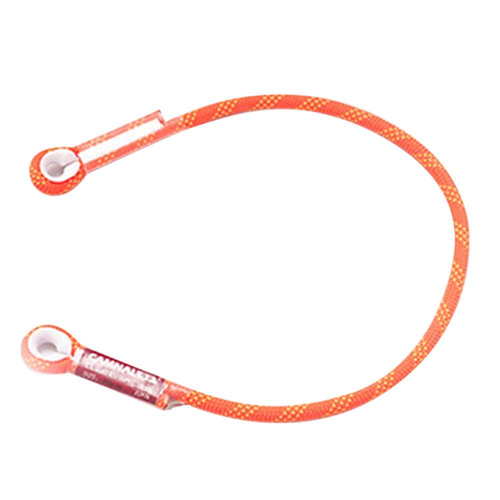 Unbranded 120 CM Prusik Cord Rope Loop Climbing Supplies Webbing Pre-Sewn Lanyard Rock Equipment Outdoor Activities Roofing Tree Arborist Orange