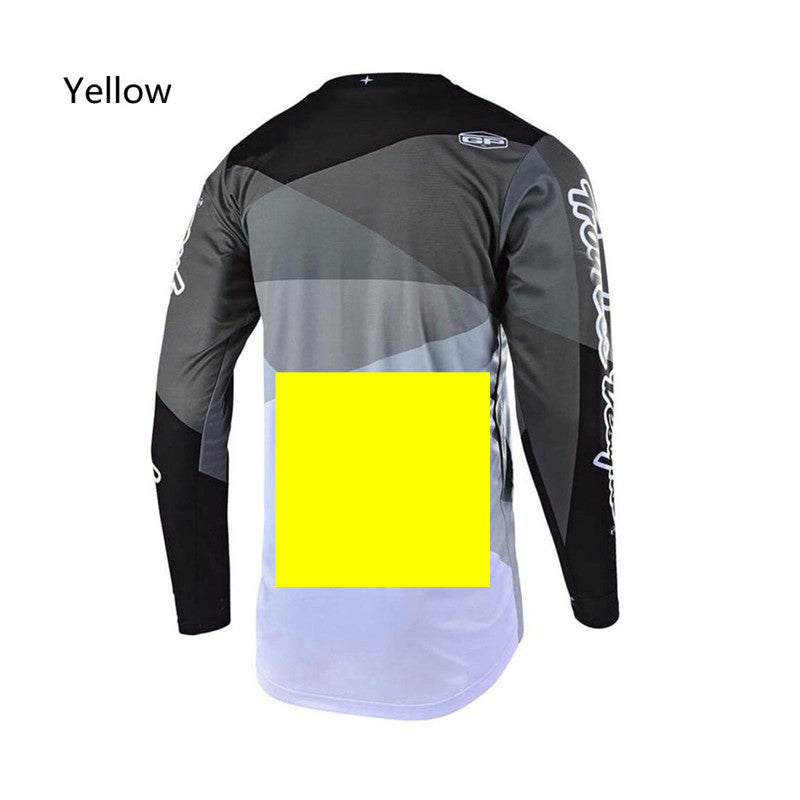 Mountain Bike Cycling Jersey Jacket Men's Long-Sleeved Off-Road Motorcycle Shirt - Blue Force Sports