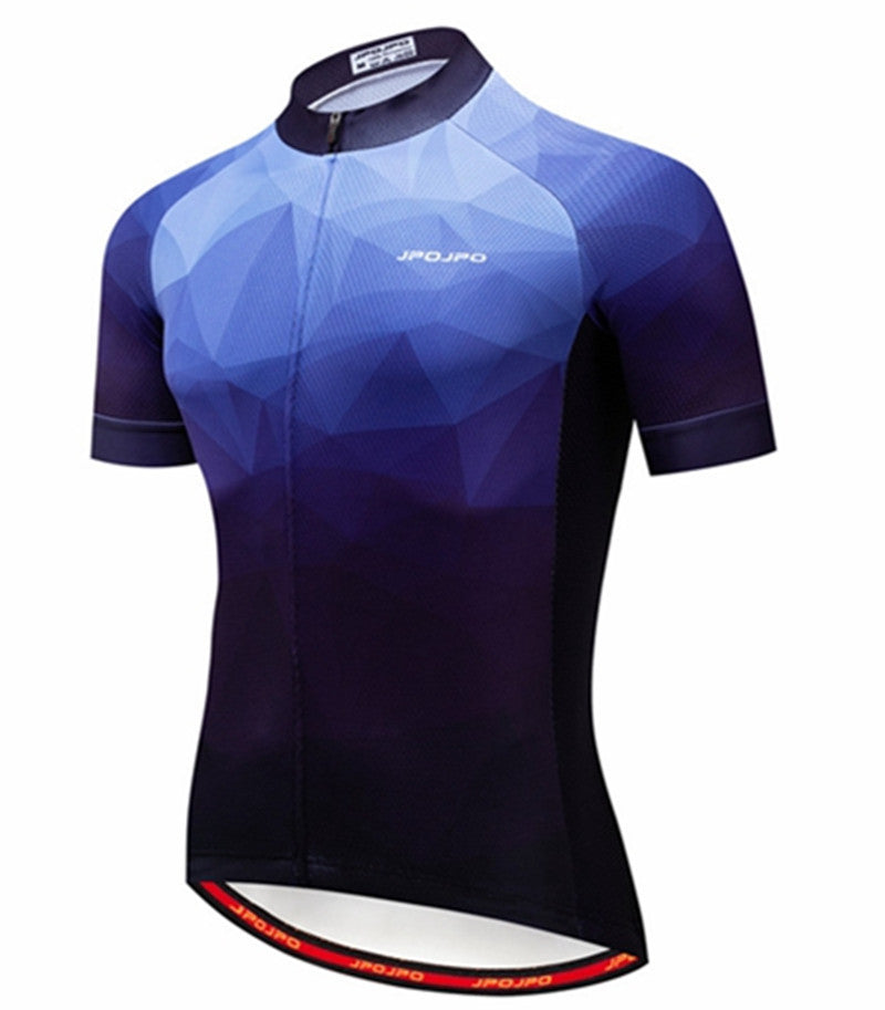 Men's And Women's Summer Cycling Jersey Tops, Breathable Outdoor Cycling Jerseys - Blue Force Sports