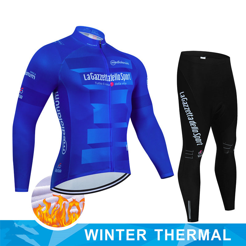 Summer Men's Outdoor Quick-drying Mountain Bike Jersey Suit - Blue Force Sports