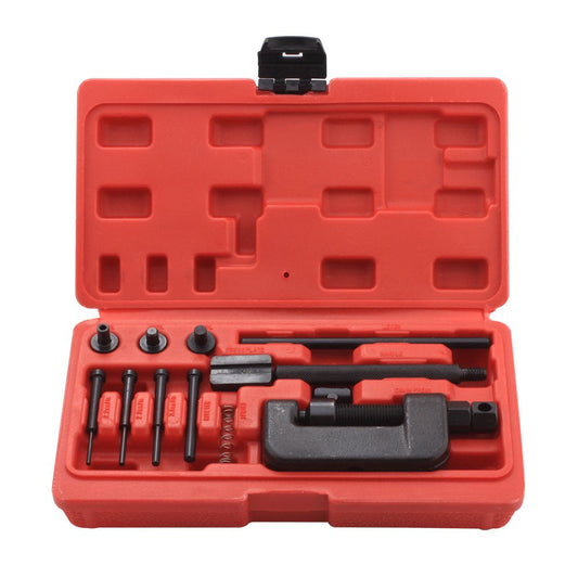 WINMAX AUTOMOTIVE TOOLS Motorcycle and Bicycle Chain Breaker Universal Riveting Tool Set Bike Splitter Link Riveter