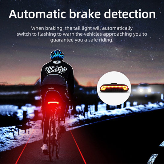Meilan X5 Bicycle Rear Light Bike Remote Wireless Light Turn Signal LED Beam USB Chargeable for Night Road Lighting
