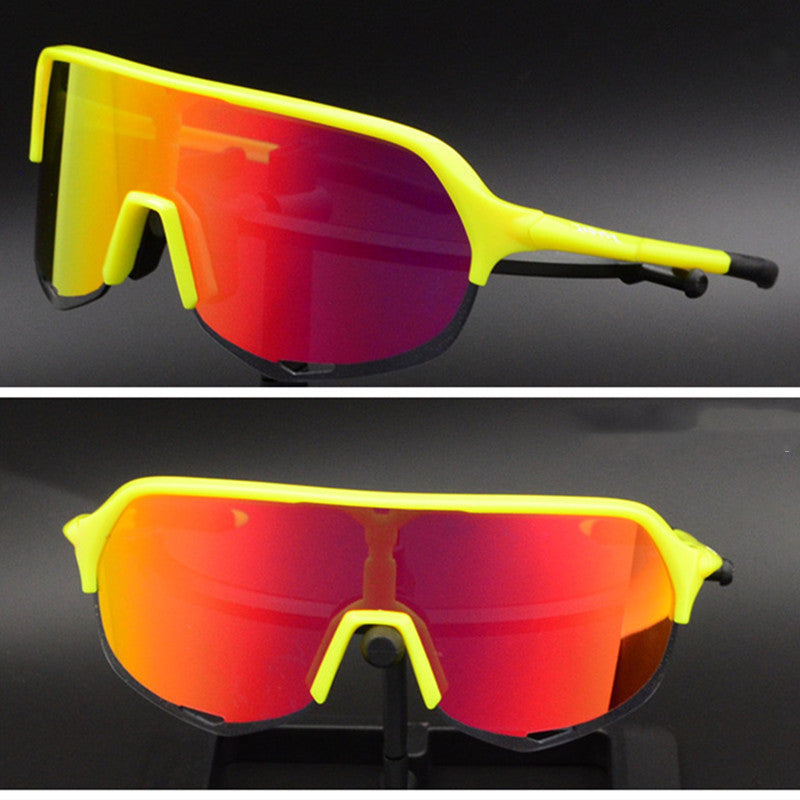 Outdoor Polarized Sports Bike Goggles And Windshield - Blue Force Sports