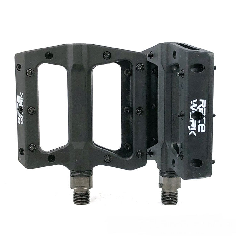 Mountain Bike Nylon Ultralight Bearing Large Wide Anti-Skid Pedal - Blue Force Sports