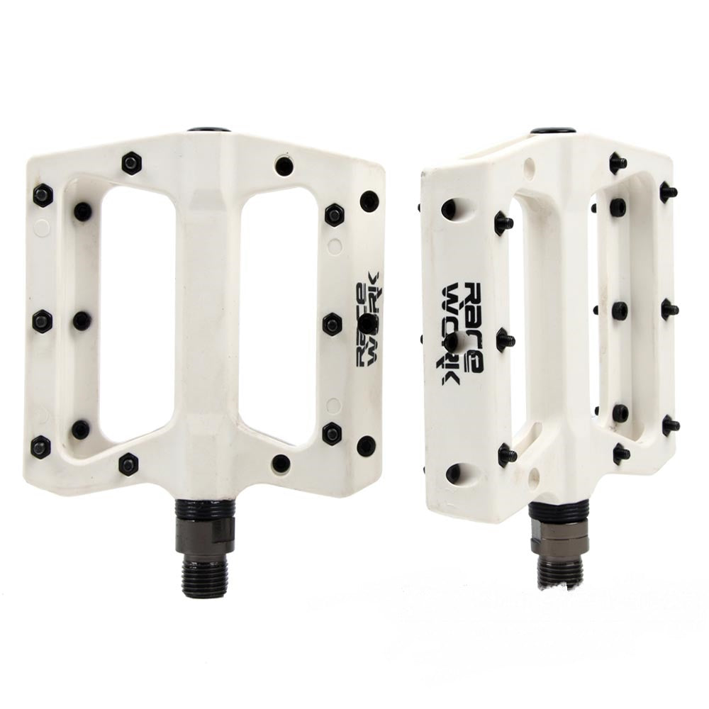 Mountain Bike Nylon Ultralight Bearing Large Wide Anti-Skid Pedal - Blue Force Sports