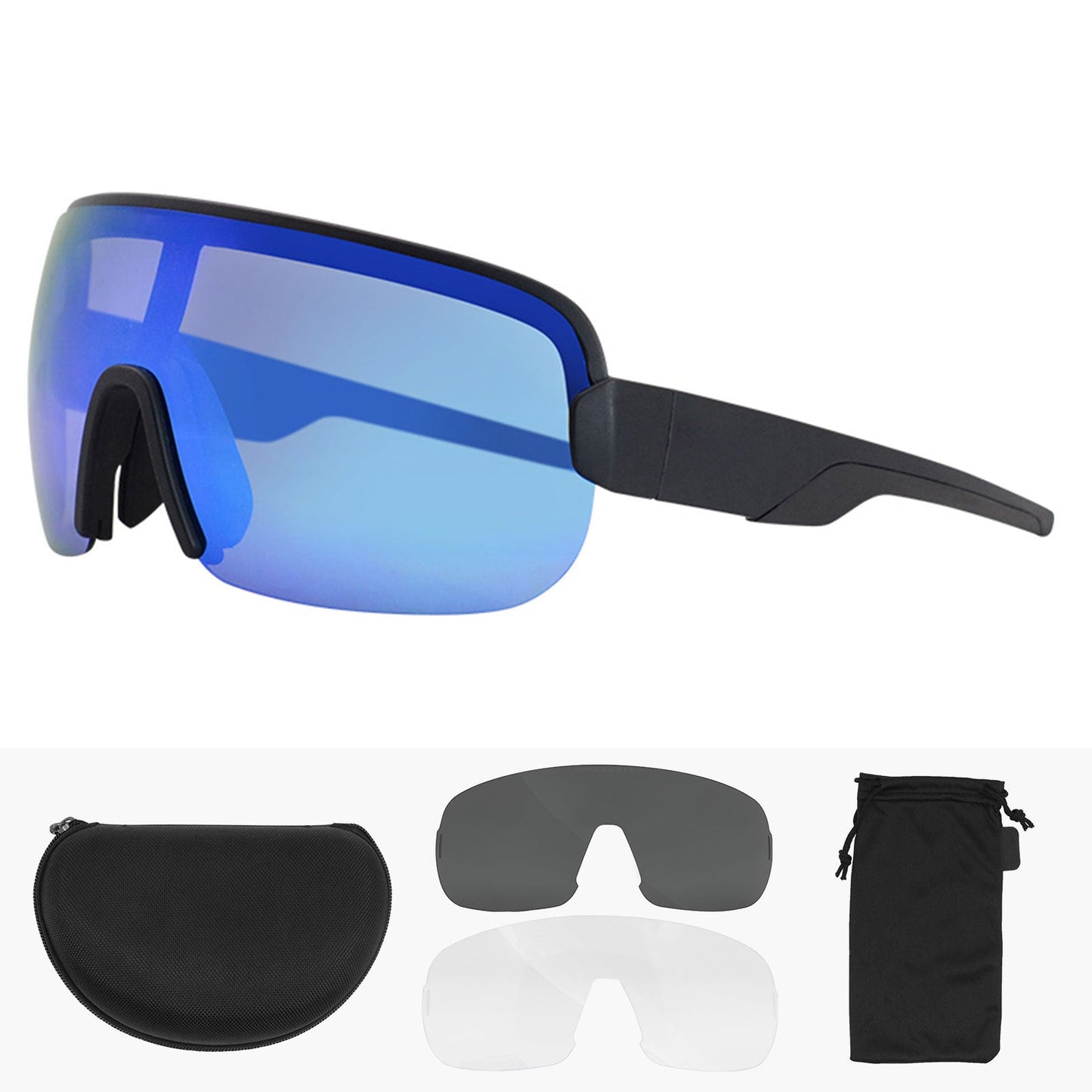Outdoor Sports Bike Motorcycle Glasses Men And Women Sports Goggles Sunglasses Riding Glasses Equipment - Blue Force Sports