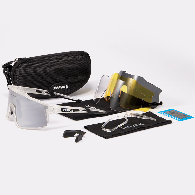 Cycling Glasses Polarized Goggles Mountain Road Bike Glasses - Blue Force Sports