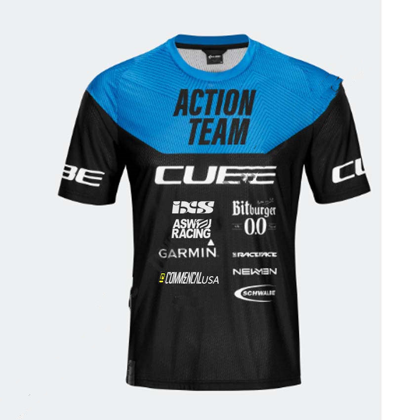 Short-sleeved Bib Cycling Jersey Suit - Blue Force Sports