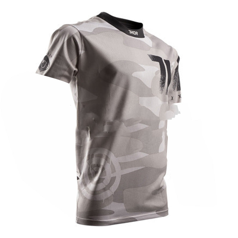 Short-Sleeved Bib Cycling Jersey Suit - Blue Force Sports