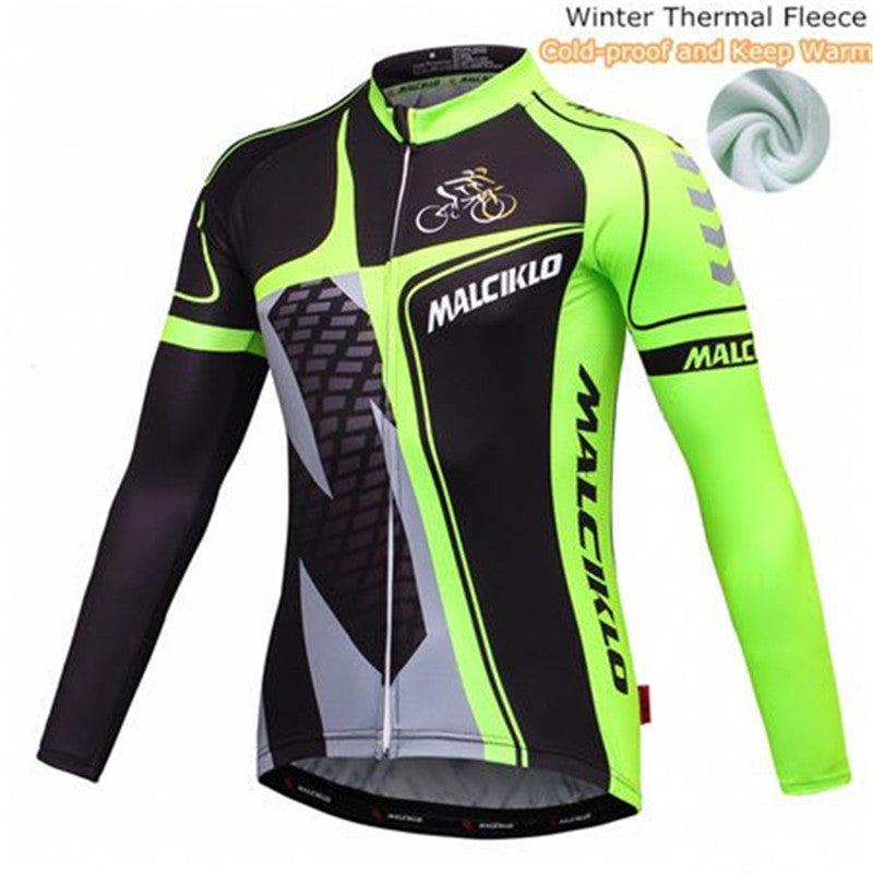 Winter warm jacket cycling wear - Blue Force Sports