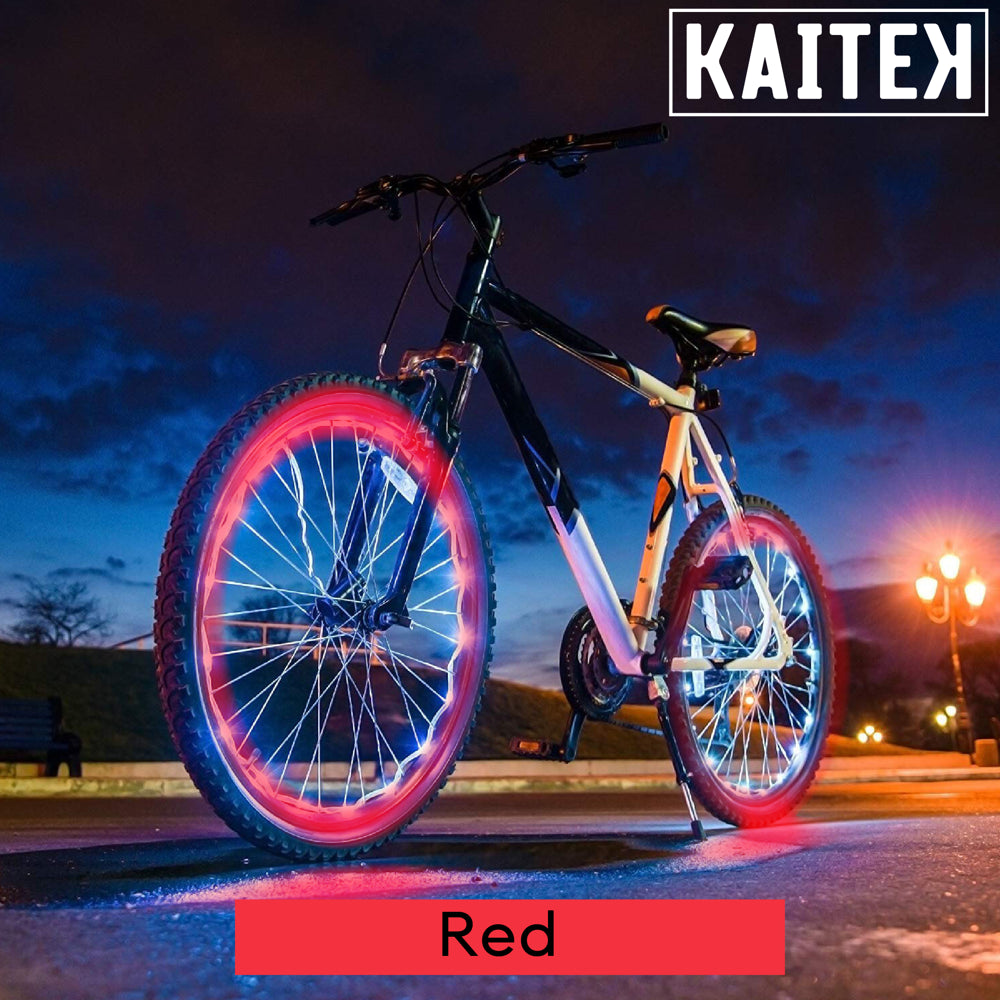 Kaitek LED Bicycle Wheel Accessory Light for 1 Wheel, Color-Changing