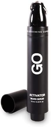 Copenhagen Grooming Activator Go (0.33 Fl.oz. / 10ml) - Handy Beard Growth Serum - Natural Beard Growth Oil Serum - Effective Facial Hair Growth for Men - Practical Beard Grower Serum w/Biotin