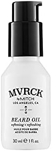MVRCK by Paul Mitchell Beard Oil for Men, Softening + Refreshing Formula, For All Beard Styles + Lengths, 1 fl. oz.