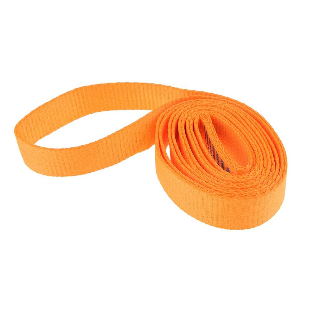 23KN Fall Protection Strap Webbing Belt for Rock Climbing, Rappelling and - Orange, 210Cm