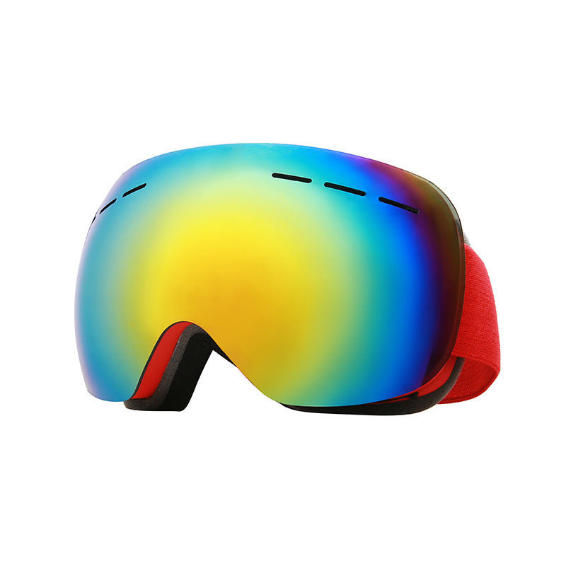 Ski Goggles Big Spherical Glasses Cocker Myopia Glasses - Blue Force Sports