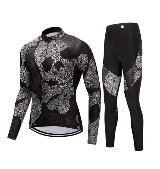 Long Sleeve Kit - Skull - Blue Force Sports