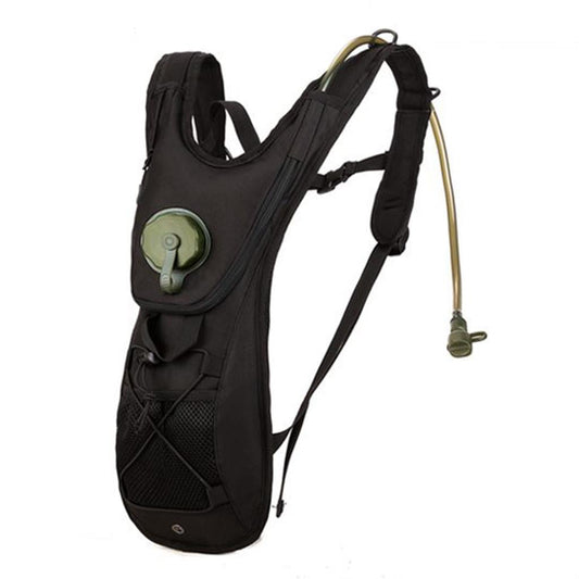 2.5L Hiking Backpack Water Bladder Drink Bag - Black