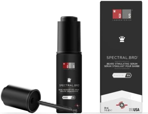 DS Laboratories Spectral.BRD - Beard Growth Serum, Beard Hair Growth Serum for Men with Niacinamide, Biotin, Castor Oil, Hyaluronic Acid & Rosemary Oil for Hair Growth, Hair Regrowth Treatment for Men