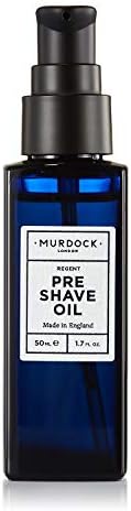 Murdock London Pre Shave Oil | 100% Natural Oils Soften and Prep Beard for Smooth Shave | Made in England | 1.7 oz