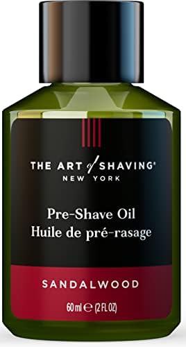The Art of Shaving Pre Shave Beard Oil - Shaving Oil for Men, Protects Against Irritation and Razor Burn, Clinically Tested for Sensitive Skin, Sandalwood