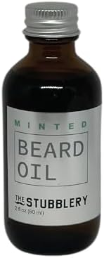 theStubblery: Organic Beard Oil (2oz) - Minted (Peppermint, Tea Tree) - Hydrates and conditions your stubble: beard, hair, and body.