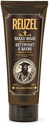 Reuzel Clean and Fresh Beard Wash, Men's Beard Wash, 6.76 oz