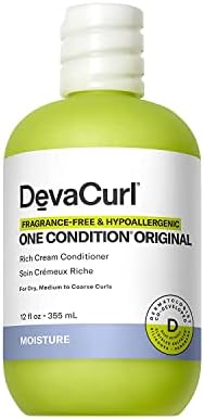 DevaCurl One Condition Original Rich Cream Conditioner | Control and Reduces Frizz | Fights Tangles | Leaves Curls Nourished